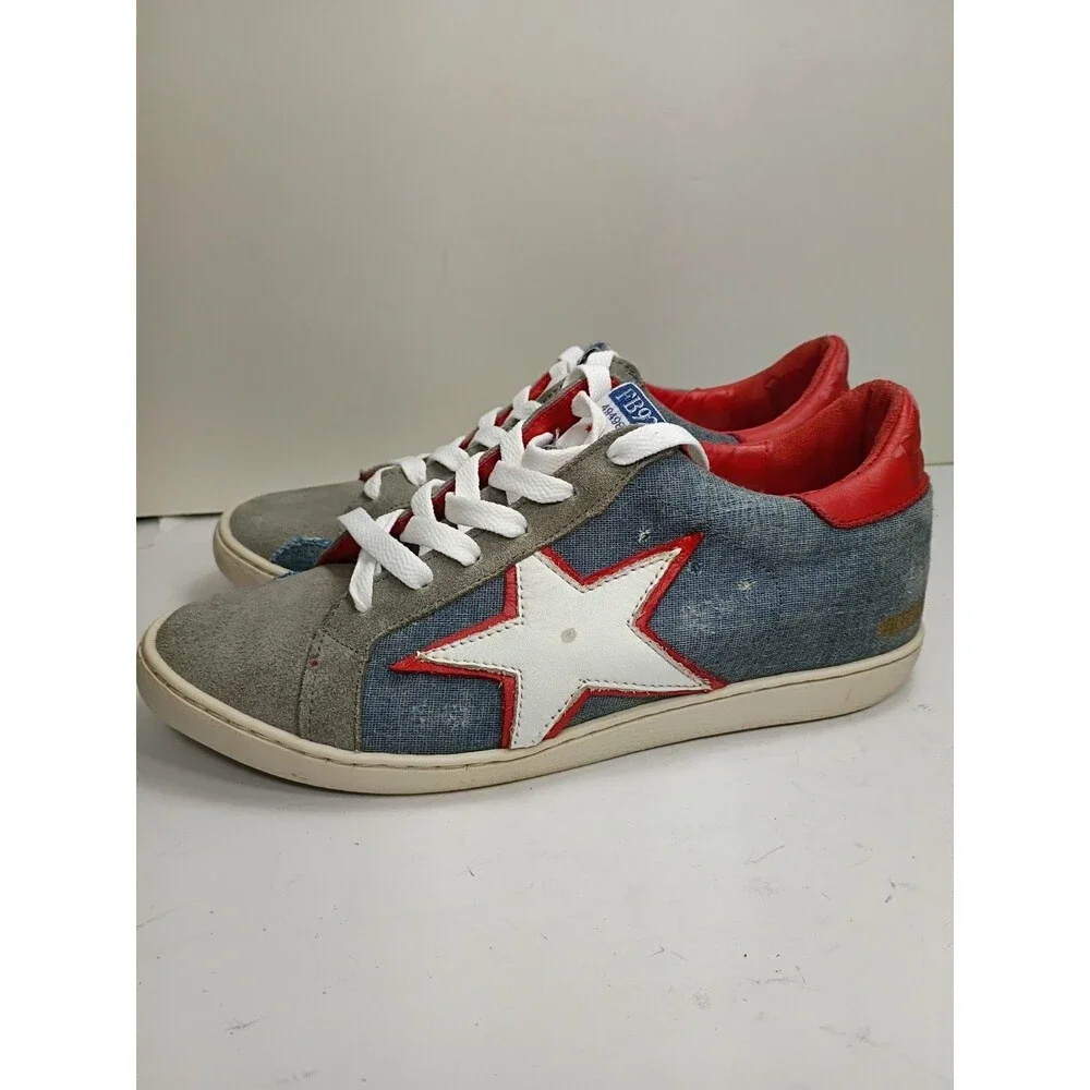 Freebird Suede Leather by  Steven FB927 Freedom Star Sneakers Women’s Size 10